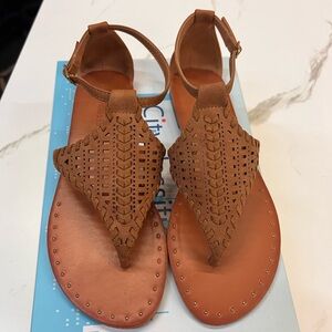 Brown Leather Sandals